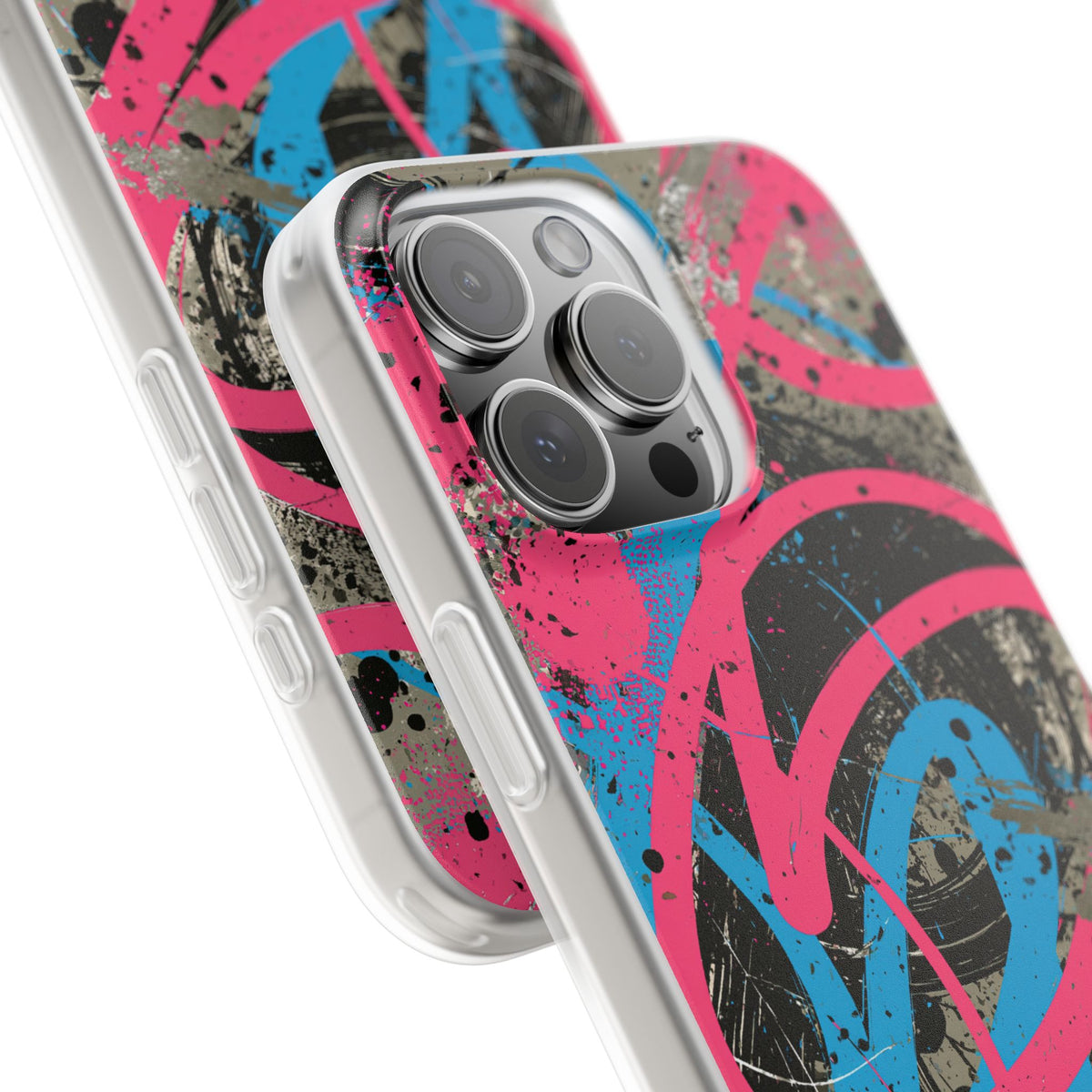 Cyber Splatter Flow · Lite Phone Case for iPhone ·  Pink