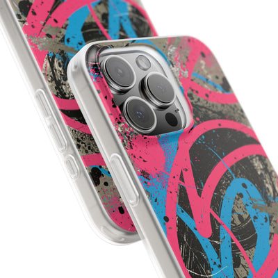 Cyber Splatter Flow · Lite Phone Case for iPhone ·  Pink