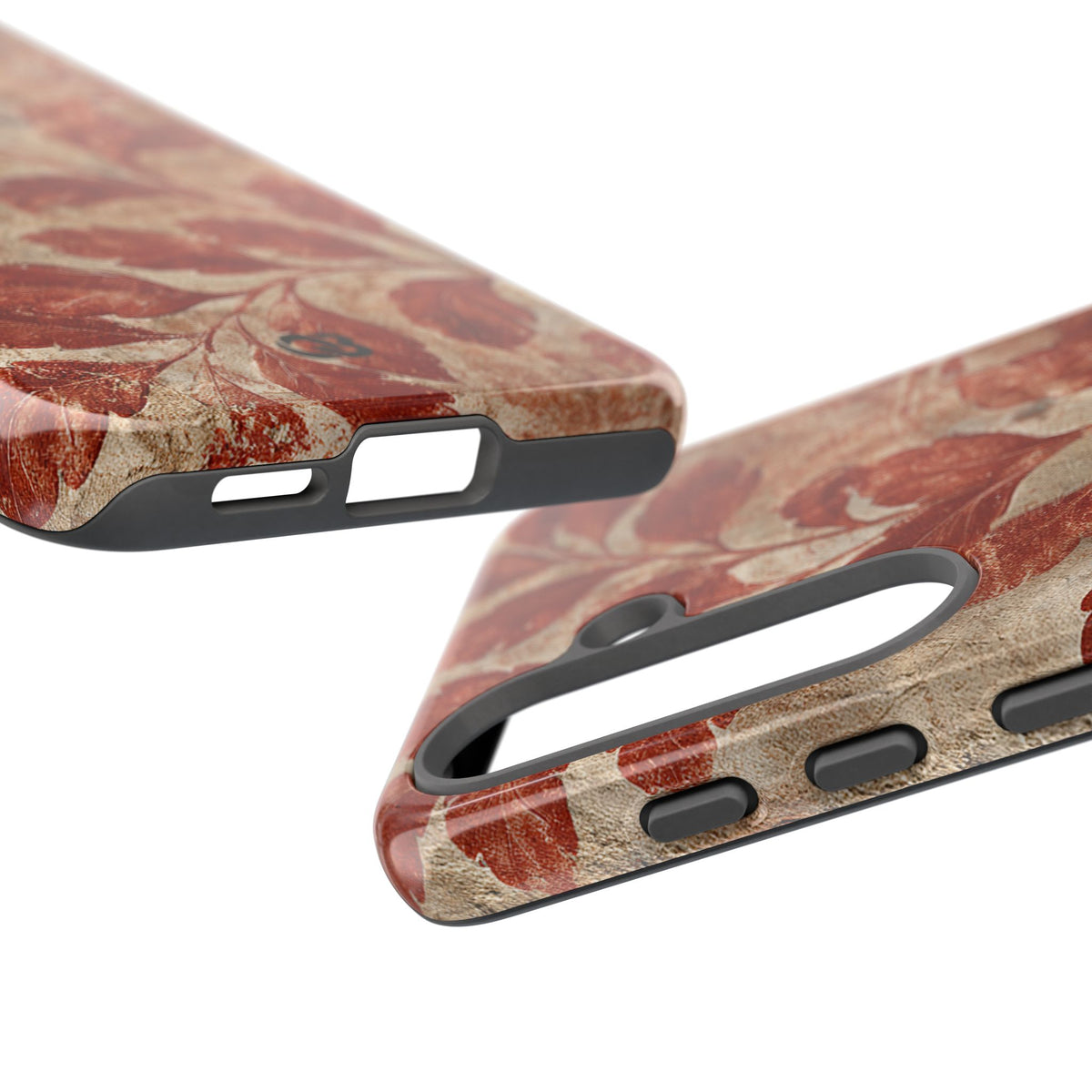 Terracotta Botanical Fresco · Tough Phone Case for Samsung · Red