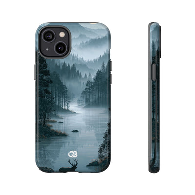 Silent Nordic Fjord · Tough Phone Case for iPhone · Blue