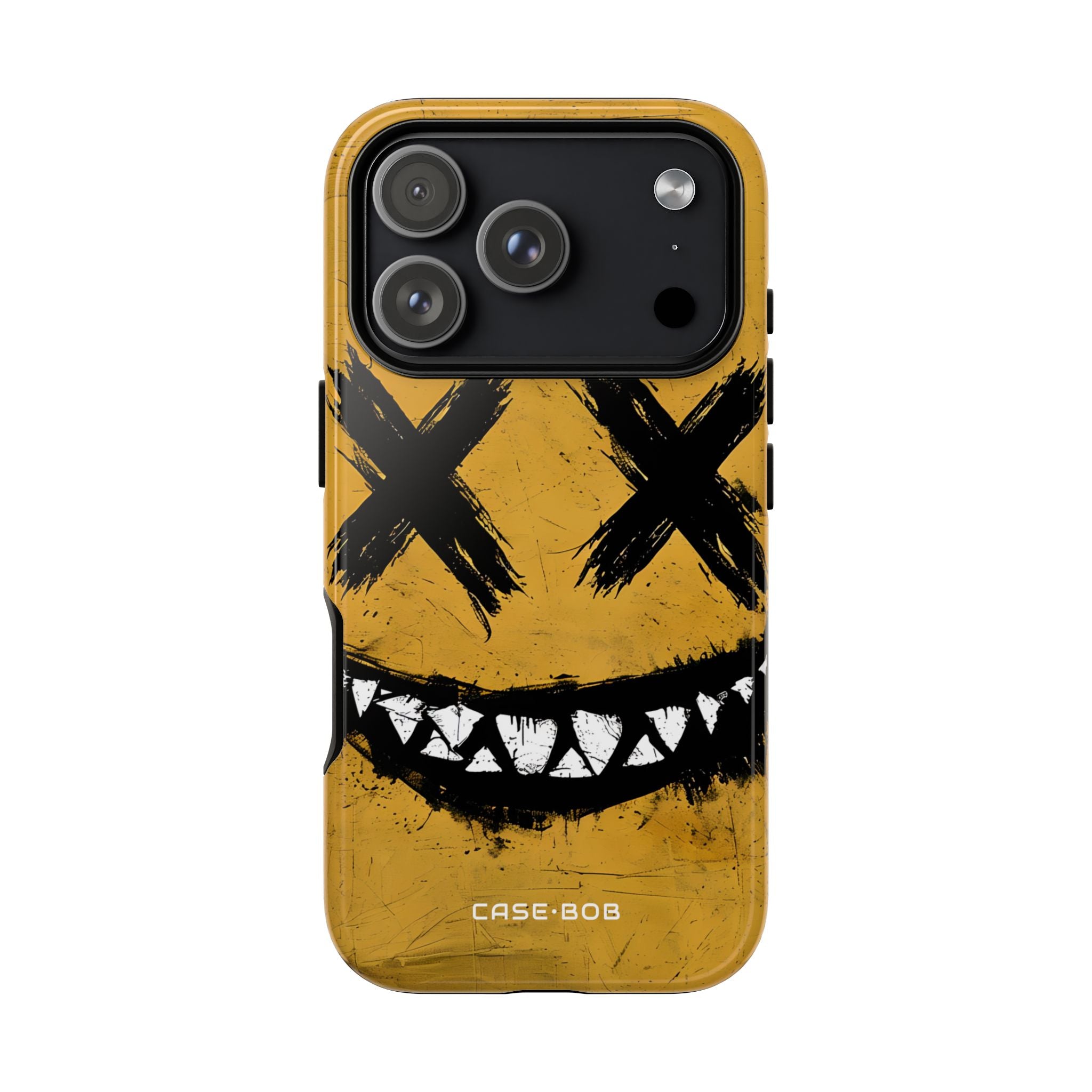 Jagged Smile Yellow iPhone 17 Pro Case - Tough - CASE•BOB