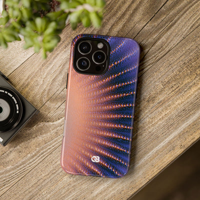 Luminous Aura Burst · Tough Phone Case for iPhone · Blue