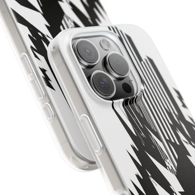 White Lite Phone Case for iPhone - Shattered Vector Spire