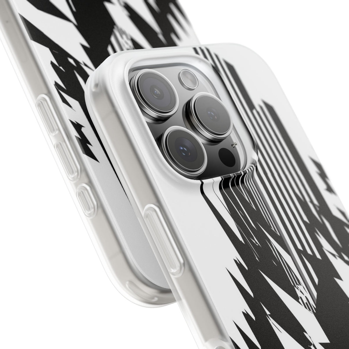 White Lite Phone Case for iPhone - Shattered Vector Spire