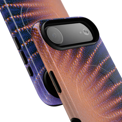 Luminous Aura Burst · Tough 2.0 Magnetic Phone Case for iPhone · Blue
