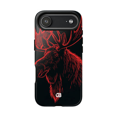 Nordic Elk · Tough Phone Case for iPhone · Black