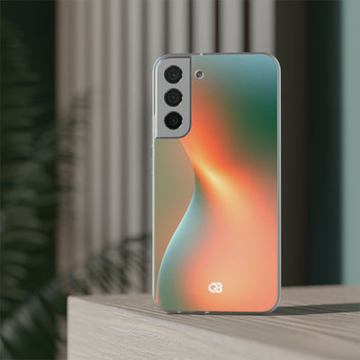 Radiant Contour · Lite Phone Case for Samsung · Orange
