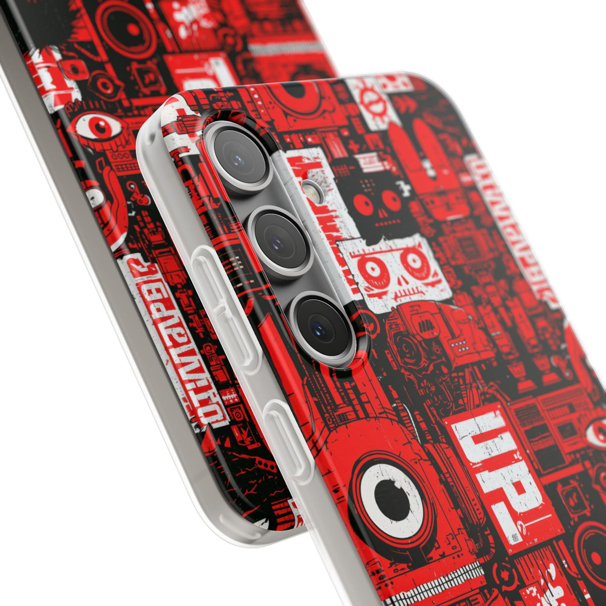 Neo Mecha Collage · Lite Phone Case for Samsung · Red