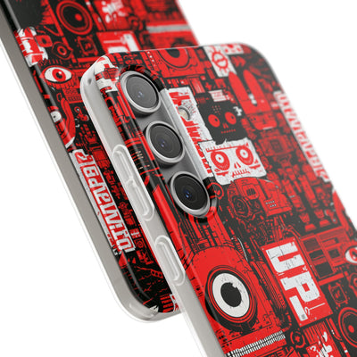 Neo Mecha Collage · Lite Phone Case for Samsung · Red