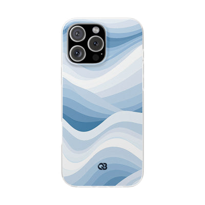 Blue Lite Phone Case for iPhone - Glacial Indigo Flow