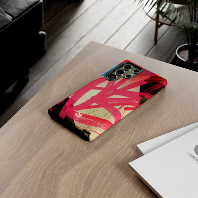 Neon Spray Tag · Tough Phone Case for Samsung · Pink