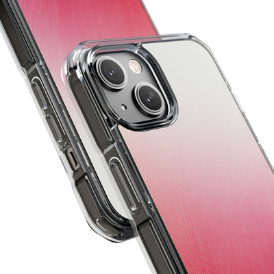 Rose Haze · Clear Impact Magnetic Phone Case for iPhone · Pink