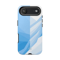 Blue Tough Phone Case for iPhone - Arctic Glacial Ridge