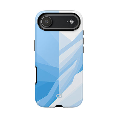 Blue Tough Phone Case for iPhone - Arctic Glacial Ridge