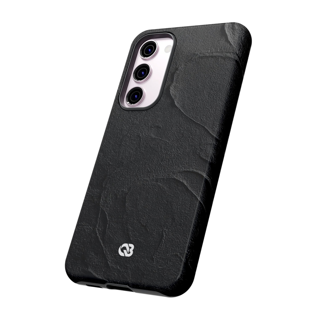 Obsidian Stucco Relief · Tough Phone Case for Samsung · Black