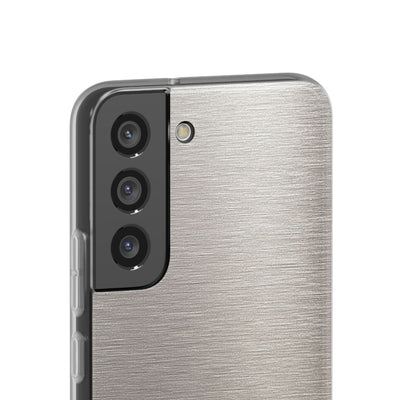Grey Lite Phone Case for Samsung - Brushed Nickel Linen