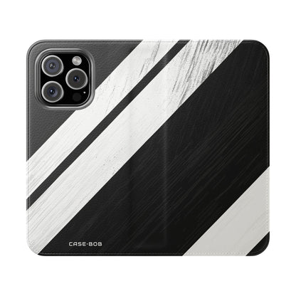 Striped Texture - iPhone 16 Pro Case - Wallet
