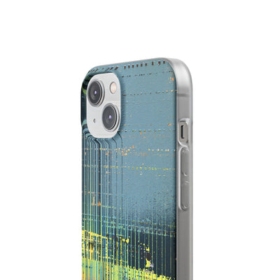 Acid Raster Circuit · Lite Phone Case for iPhone ·  Teal