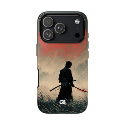 Crimson Moon Ronin · Tough Phone Case for iPhone · Red