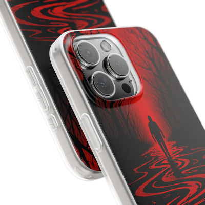 Crimson Shadow Path · Soft Phone Case for iPhone