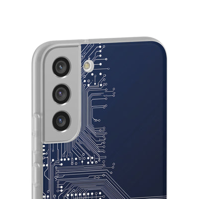 Blue Lite Phone Case for Samsung - Cobalt Data Stream