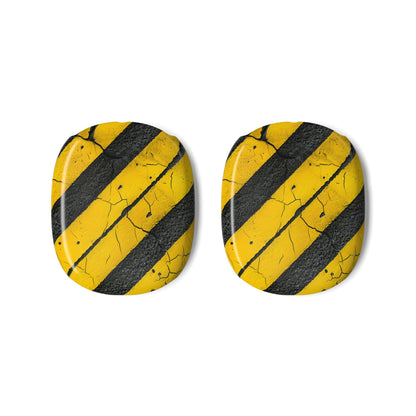 Yellow Stripes Distress - AirPod Max Case
