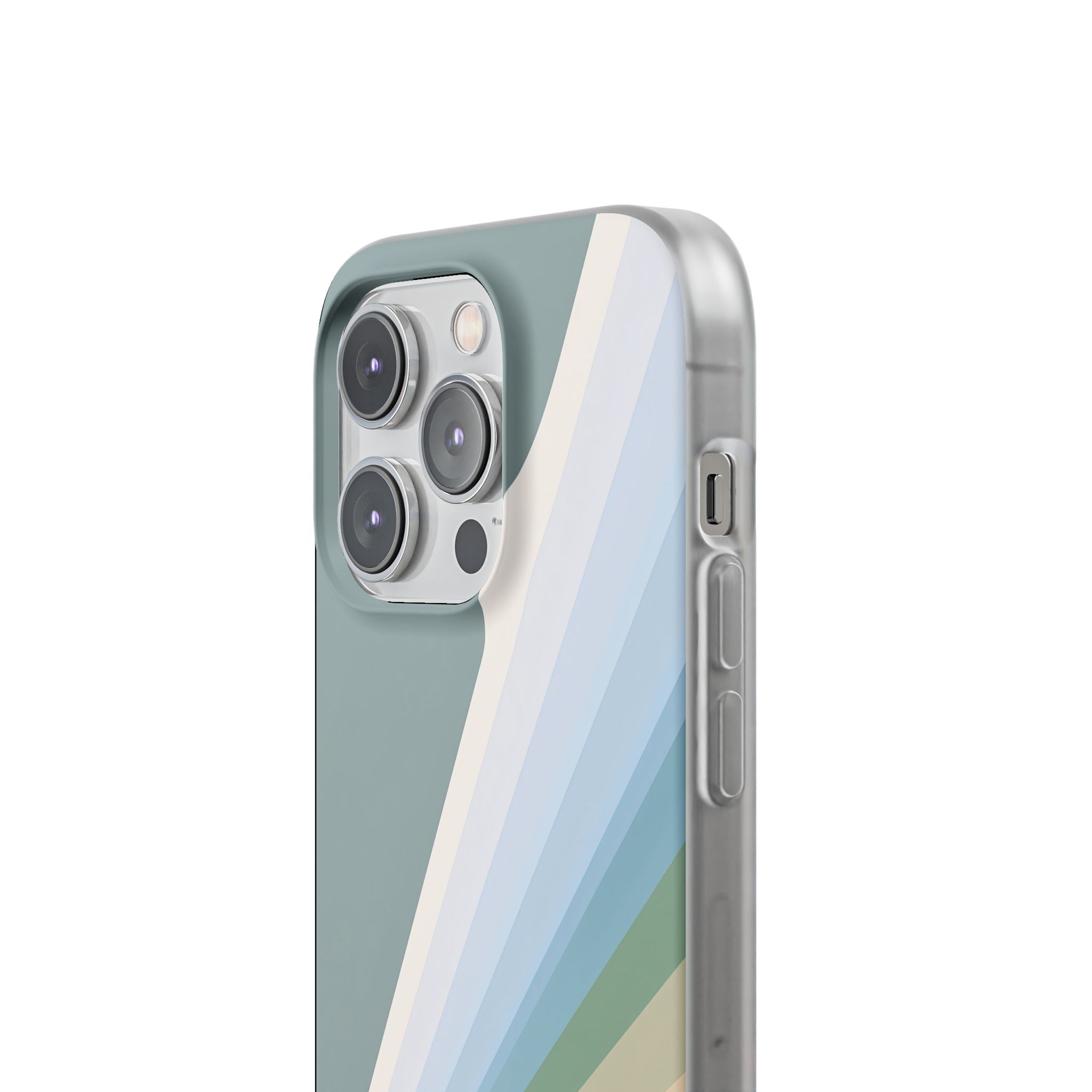 Green Lite Phone Case for iPhone - Sage Prism Beam