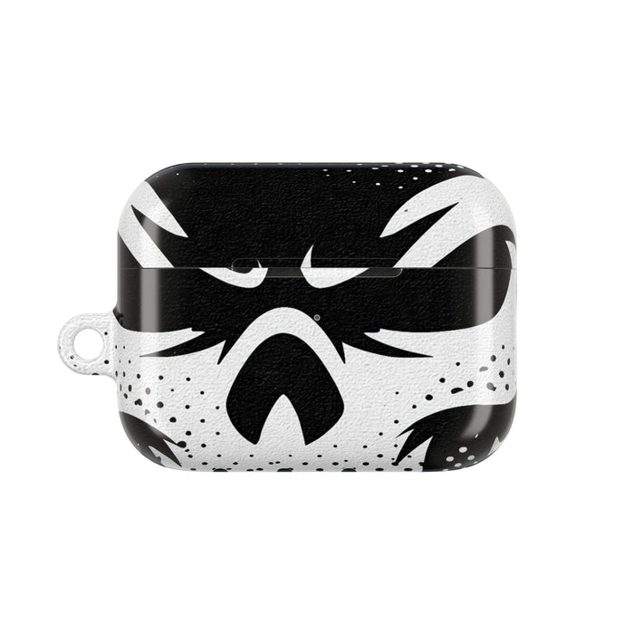 Phantom Halftone · Hard Case for AirPods & AirPods Pro · Black