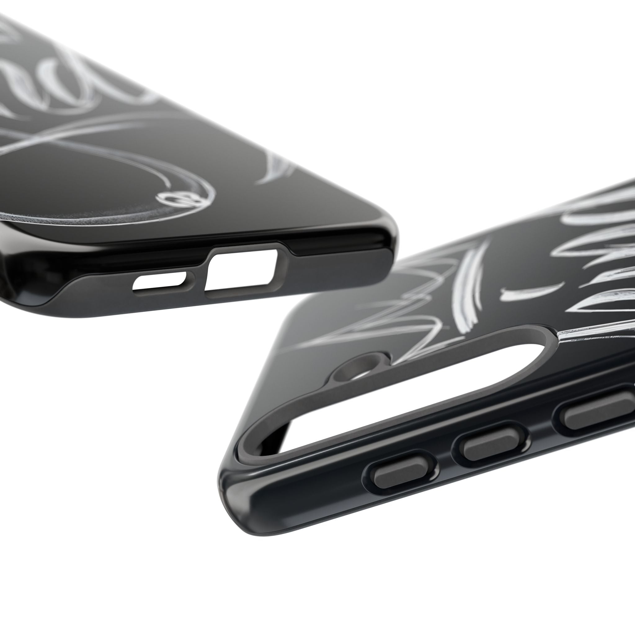 Noir Crown Script · Custodia Tough per Samsung