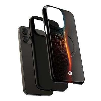 Luminous Refraction Grid · Tough 2.0 Magnetic Phone Case for iPhone · Black