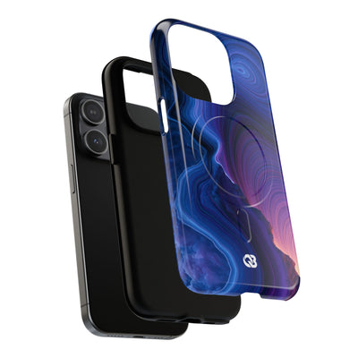 Radiant Strata · Tough 2.0 Magnetic Phone Case for iPhone · Blue