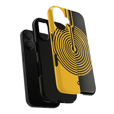 Yellow Tough 2.0 Magsafe Phone Case for iPhone - Voltage Sector Pulse