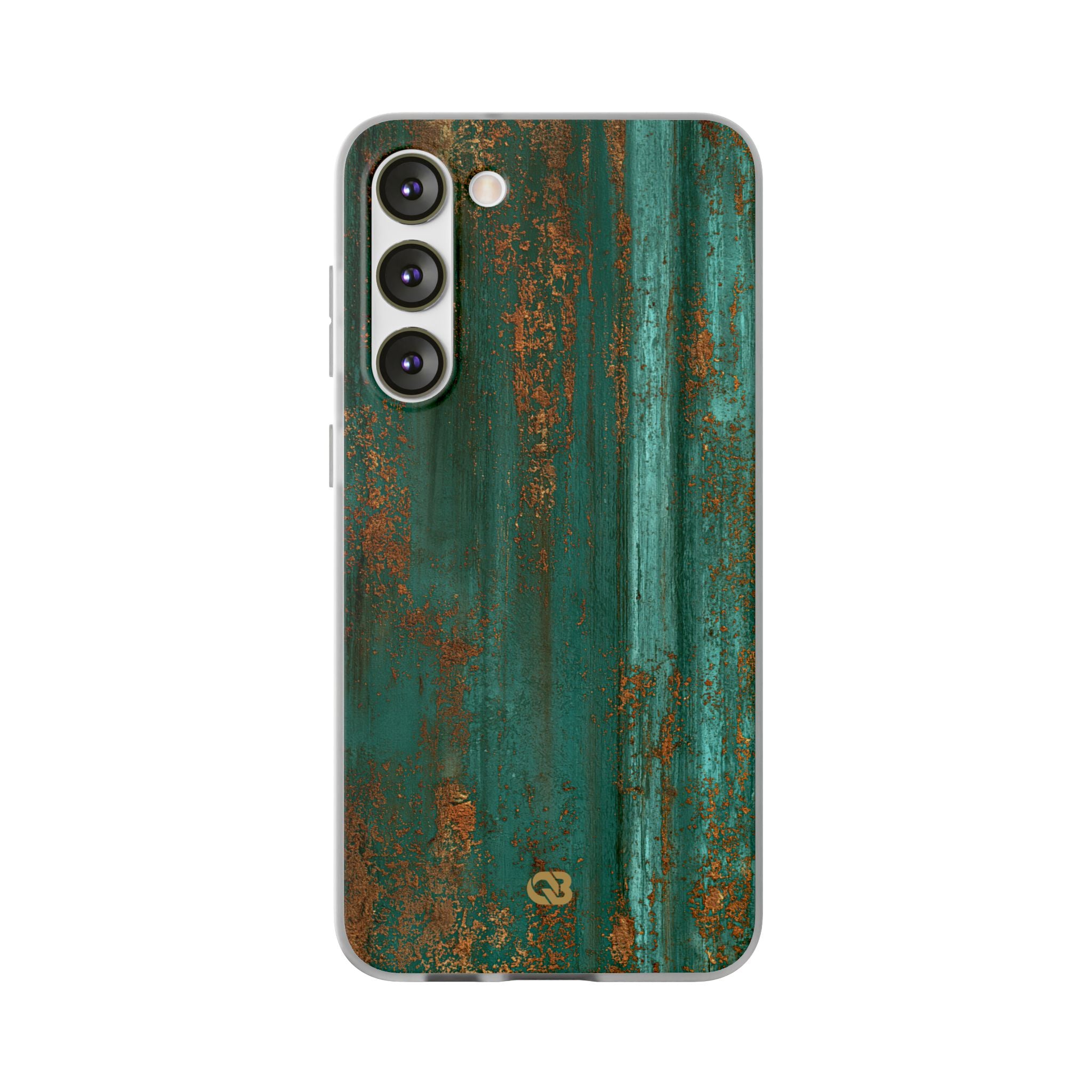 Teal Lite Phone Case for Samsung - Verdigris Copper Siding