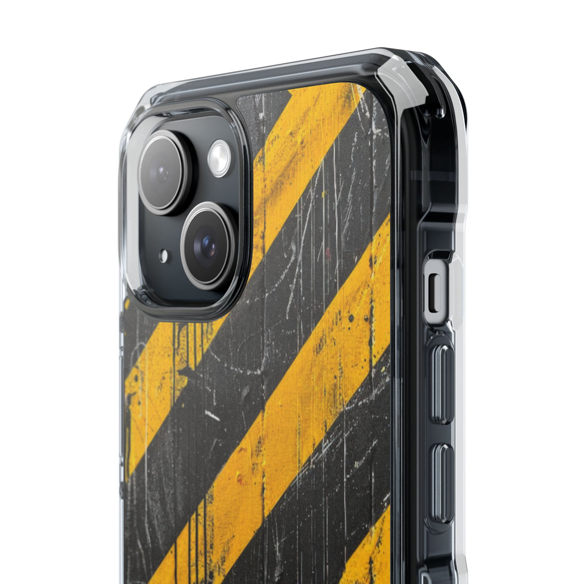 Urban Hazard Decay · Clear Impact Magnetic Phone Case for iPhone · Black