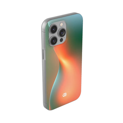 Radiant Contour · Lite Phone Case for iPhone ·  Orange