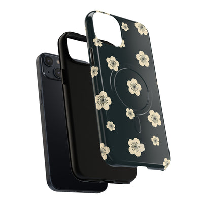 Midnight Sakura Bloom · Tough 2.0 Magnetic Phone Case for iPhone · Black