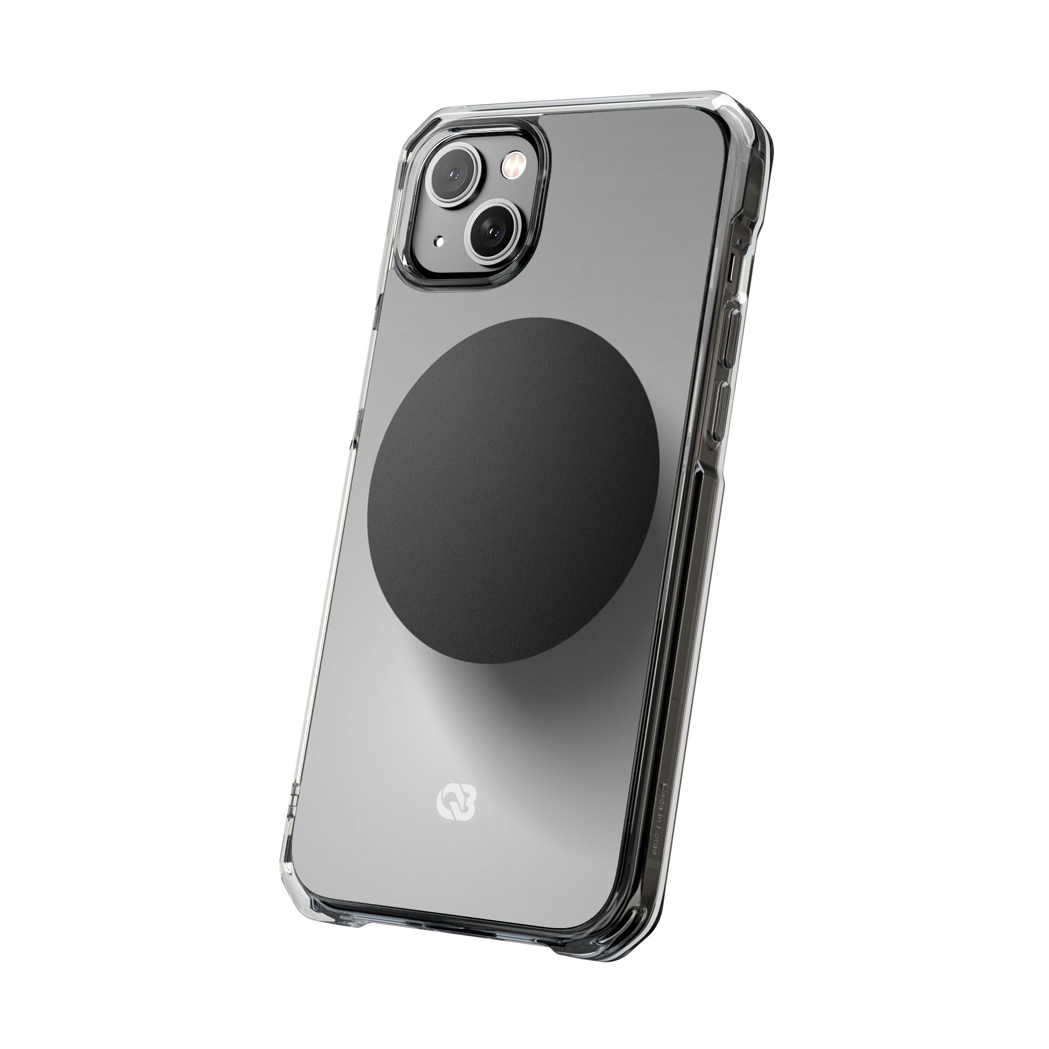 Grey Impact MagSafe Phone Case for iPhone - Matte Onyx Sphere