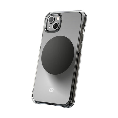 Grey Impact MagSafe Phone Case for iPhone - Matte Onyx Sphere