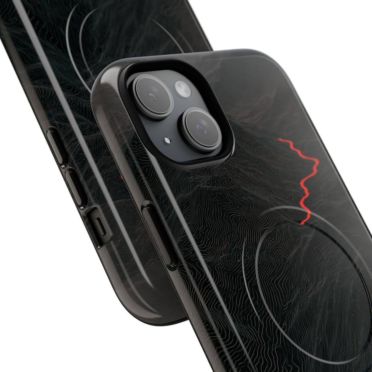 Crimson Ridge Pass · Tough 2.0 Magnetic Phone Case for iPhone · Black