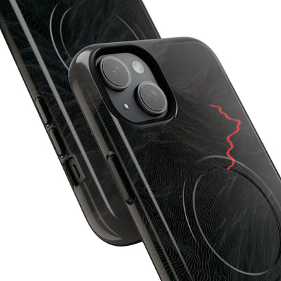 Crimson Ridge Pass · Tough 2.0 Magnetic Phone Case for iPhone · Black