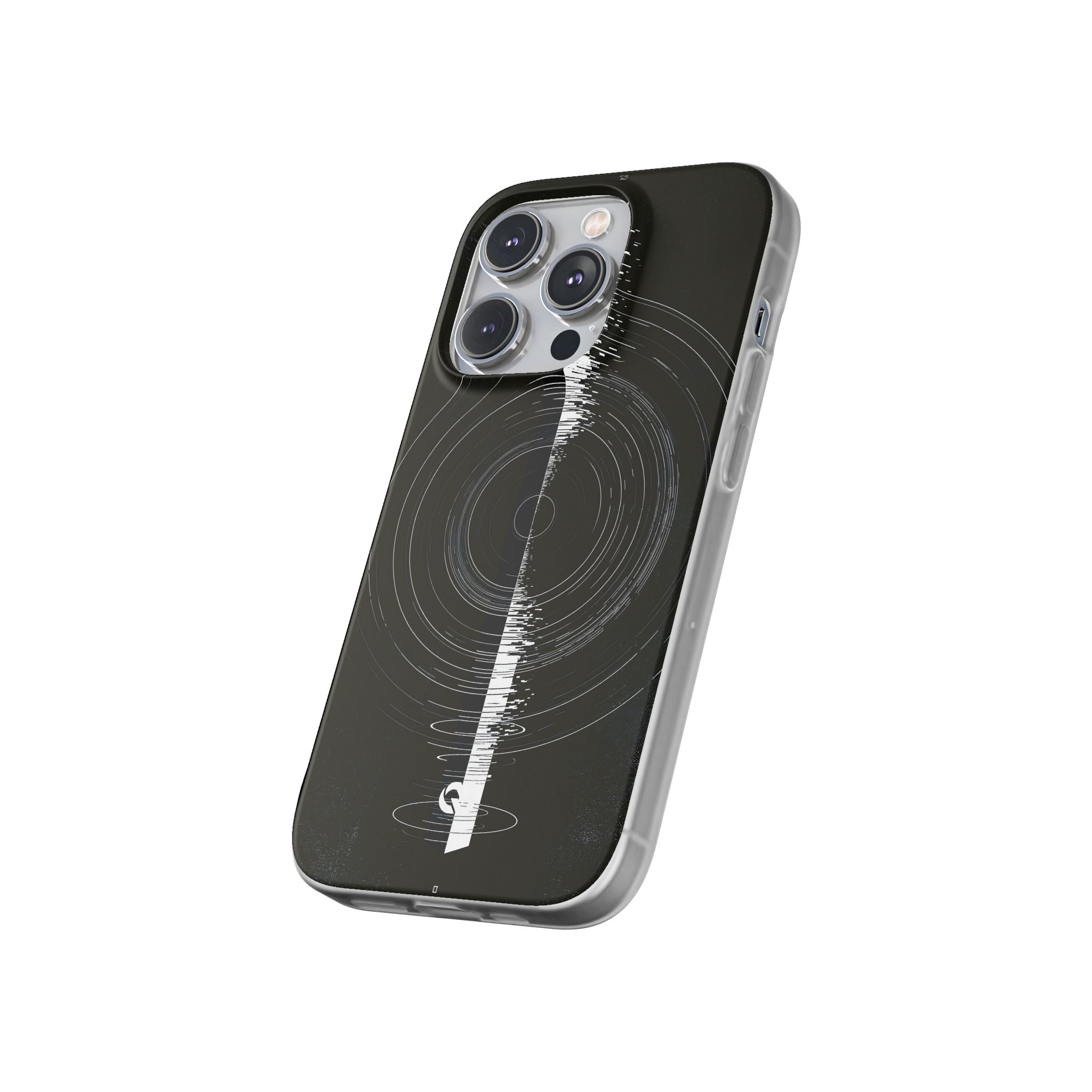 Black Lite Phone Case for iPhone - Obsidian Orbital Signal