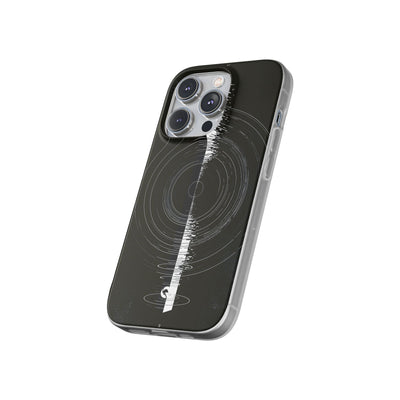 Black Lite Phone Case for iPhone - Obsidian Orbital Signal