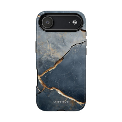 Jagged Vein Navy iPhone 17 Air Case - Tough+ - CASE•BOB