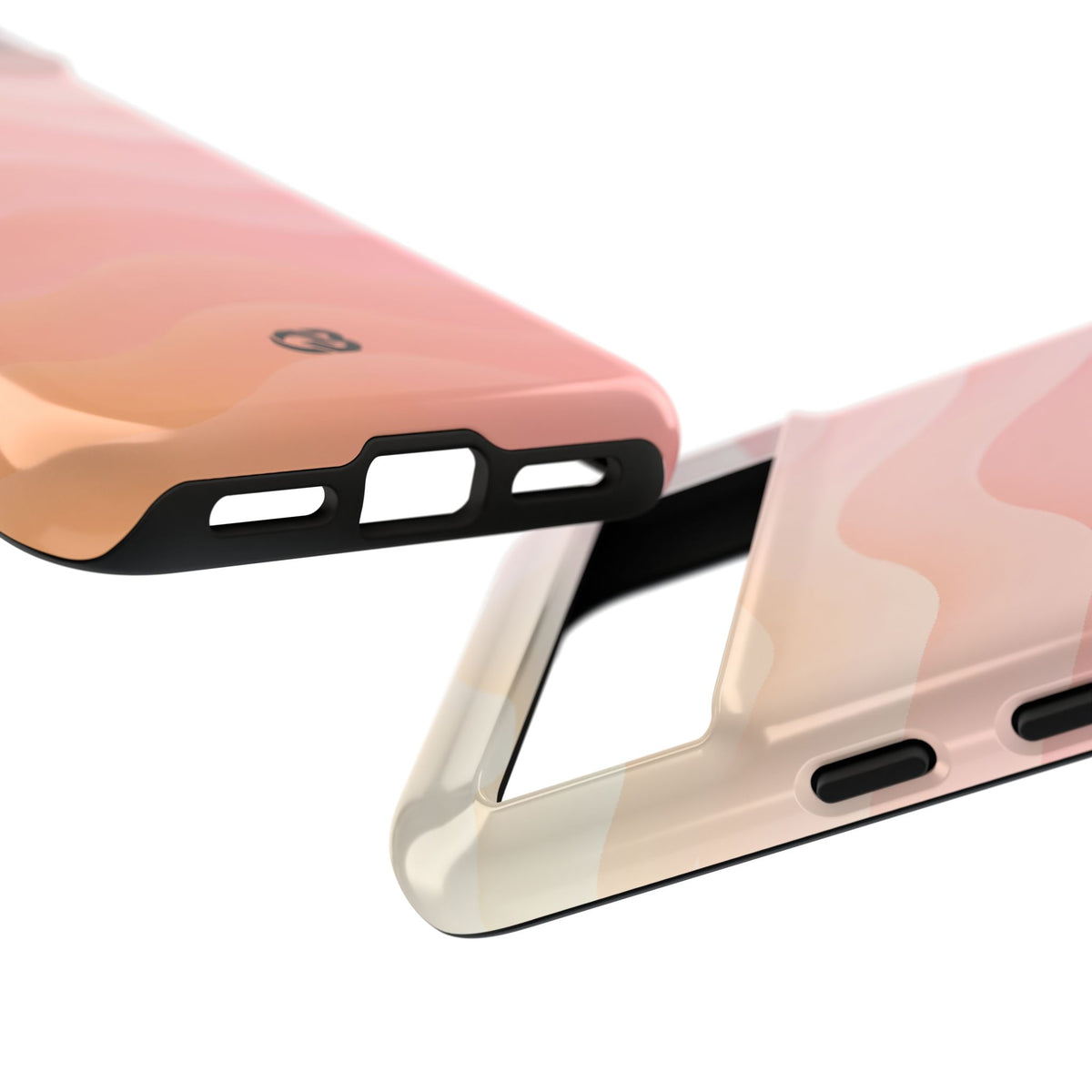 Blush Horizon Waves · Tough Phone Case for Pixel ·  Pink