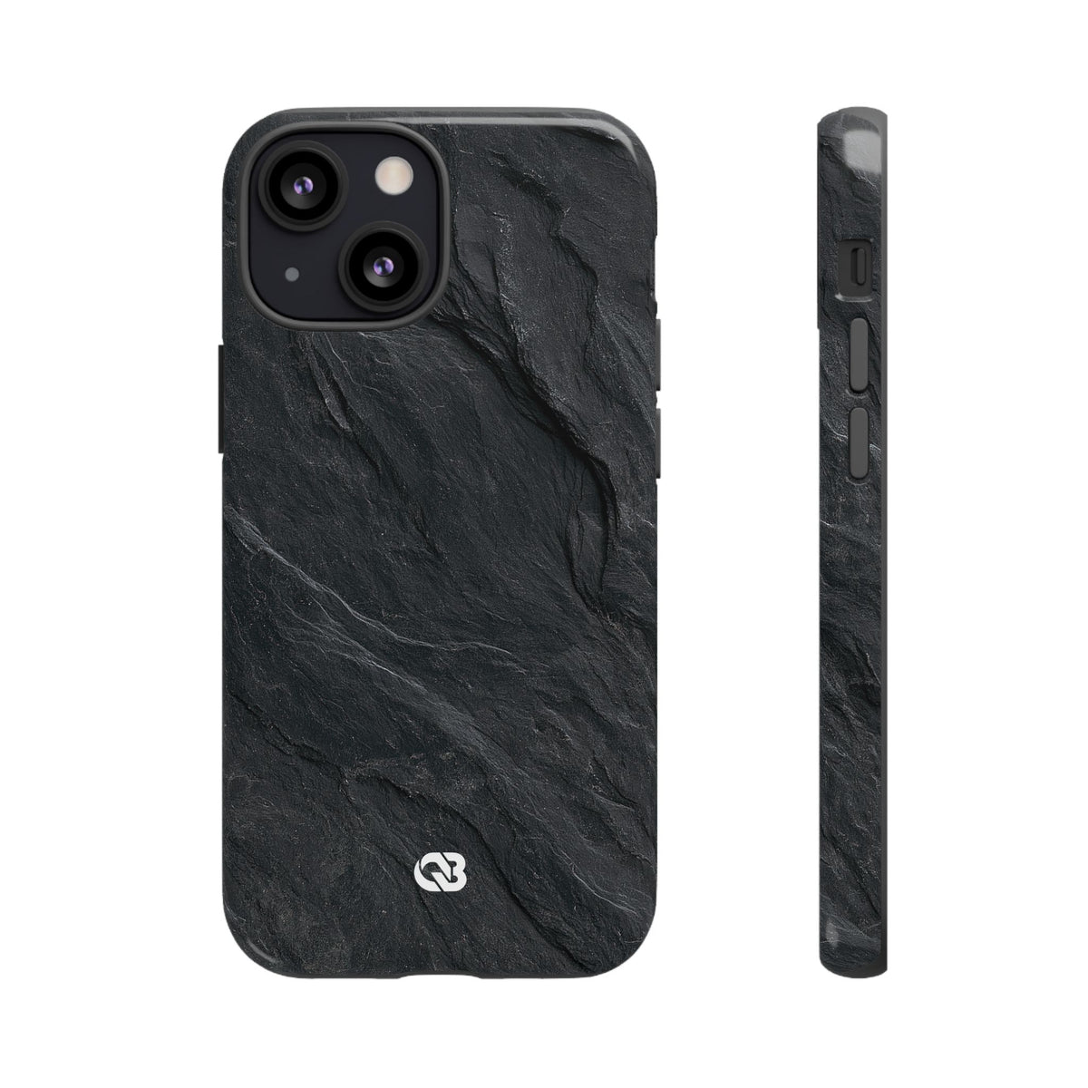 Dark Slate Strata · Tough Phone Case for iPhone · Black
