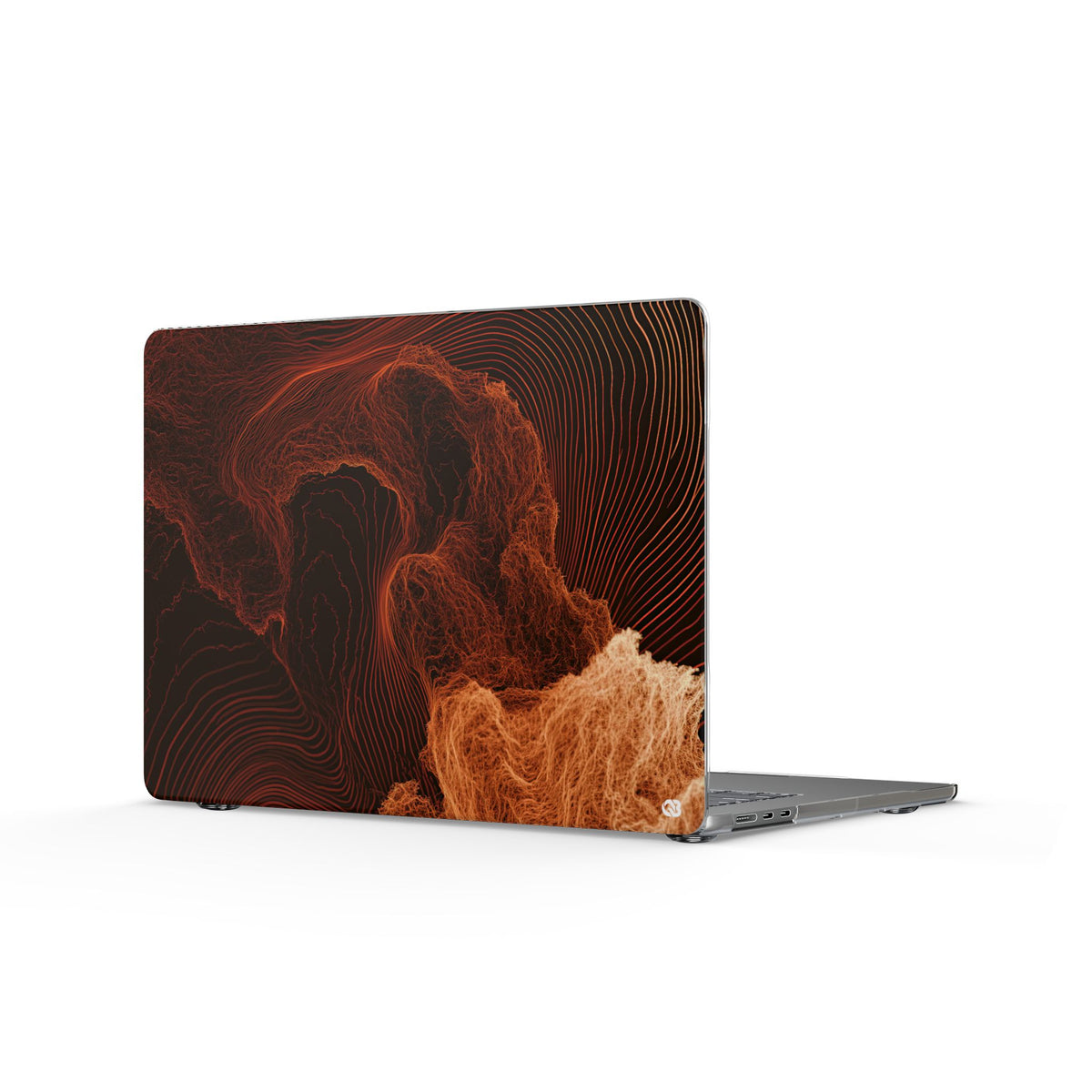 Amber Filament · Clear Hard Case for MacBook · Orange