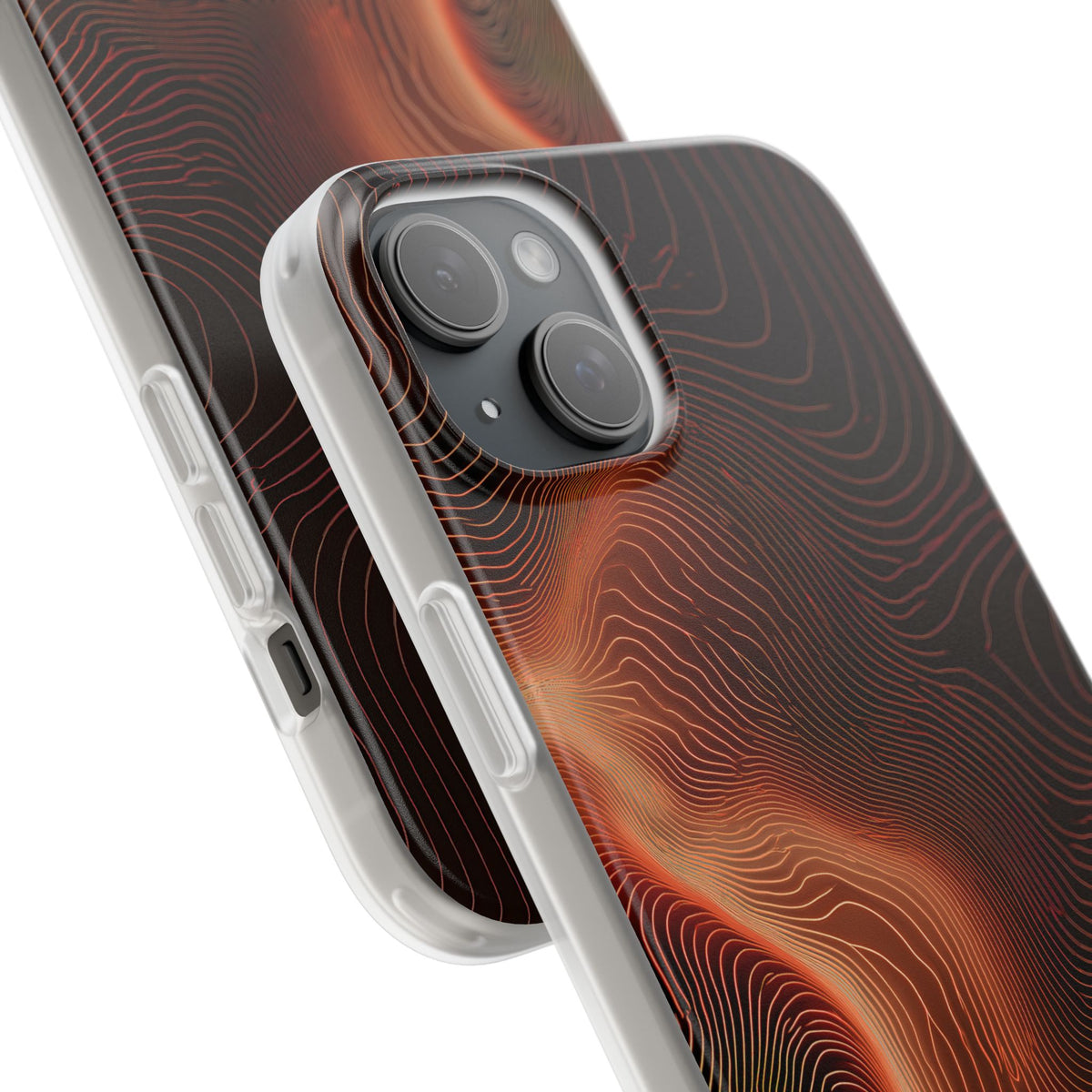 Caldera Ridge · Lite Phone Case for iPhone ·  Orange