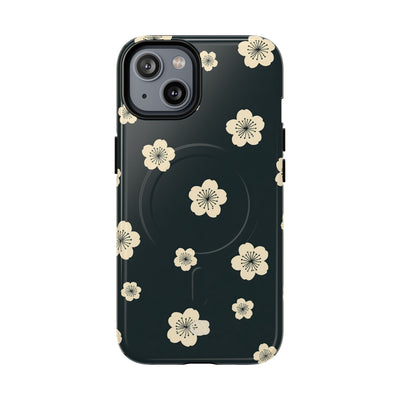 Midnight Sakura Bloom · Tough 2.0 Magnetic Phone Case for iPhone · Black