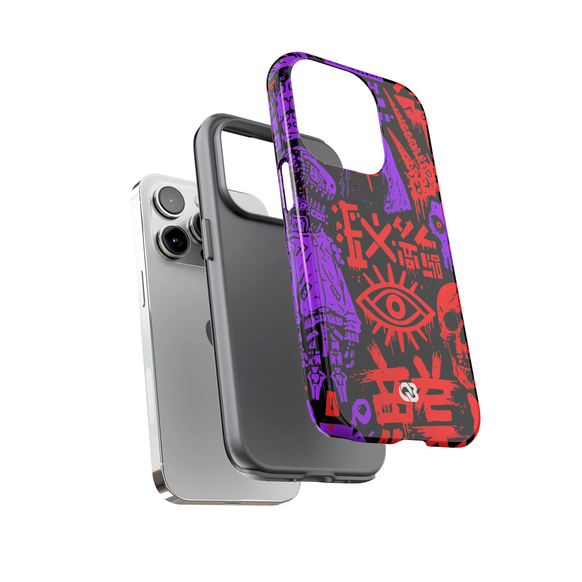 Underground Cyber Glyphs · Tough Phone Case for iPhone · Black
