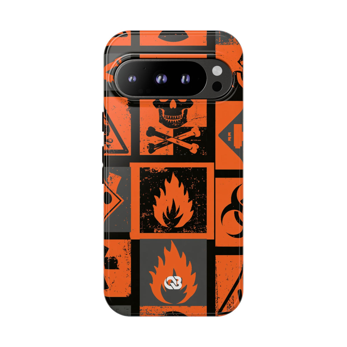 Urban Hazard · Tough Phone Case for Pixel ·  Orange